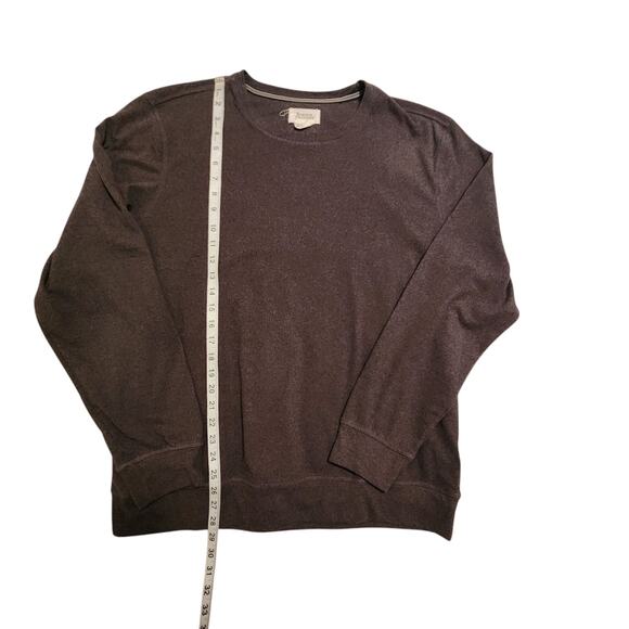 Boston Traders Pullover Sweater, dark gray, sz XL Ultra Soft Crewneck - Picture 3 of 9